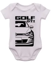 Body Bebê Infantil roupa criança Volkswagen golf gti esportivo - Foto 4