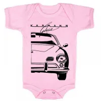 Body Bebê Infantil roupa criança Volkswagen karmann ghia - Foto 4