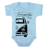 Body Bebê Infantil roupa criança Volkswagen kombi classico - Foto 2