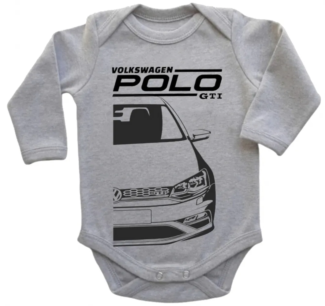 Body Bebê Infantil roupa criança Volkswagen Polo GTI carro