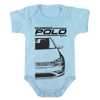 Body Bebê Infantil roupa criança Volkswagen Polo GTI carro - Foto 2