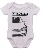 Body Bebê Infantil roupa criança Volkswagen Polo GTI carro - Foto 3