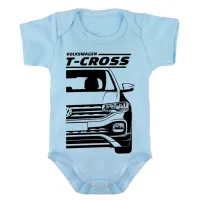 Body Bebê Infantil roupa criança Volkswagen T-cross camionete - Foto 2