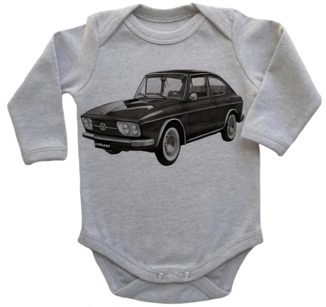 Body Bebê Infantil roupa criança Volkswagen TL brasilia variant Imagem