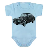 Body Bebê Infantil roupa criança Volkswagen TL brasilia variant - Foto 2