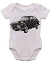 Body Bebê Infantil roupa criança Volkswagen TL brasilia variant - Foto 3
