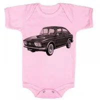 Body Bebê Infantil roupa criança Volkswagen TL brasilia variant - Foto 4