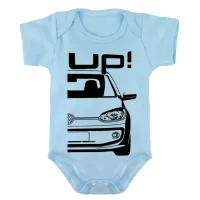 Body Bebê Infantil roupa criança Volkswagen UP carro top - Foto 2