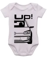 Body Bebê Infantil roupa criança Volkswagen UP carro top - Foto 3
