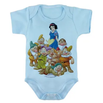 Body Bebê Infantil roupa criança Branca de neve 7 anões - Foto 2