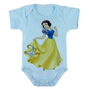 Body Bebê Infantil roupa criança Branca de neve princesa disney - Foto 2