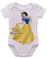Body Bebê Infantil roupa criança Branca de neve princesa disney - Foto 3