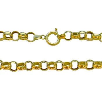 Pulseira ouro amarelo 18k elo português - SPU15903 - Foto 2