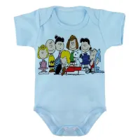 Body Bebê Infantil roupa criança Charlie brow snoopy turma - Foto 2