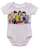 Body Bebê Infantil roupa criança Charlie brow snoopy turma - Foto 3