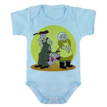Body Bebê Infantil roupa criança Coragem cão covarde donos - Foto 2