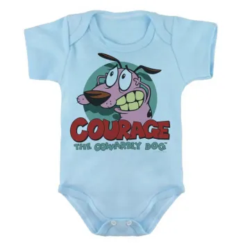 Body Bebê Infantil roupa criança Coragem cão dog cachorro - Foto 2