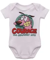 Body Bebê Infantil roupa criança Coragem cão dog cachorro - Foto 3