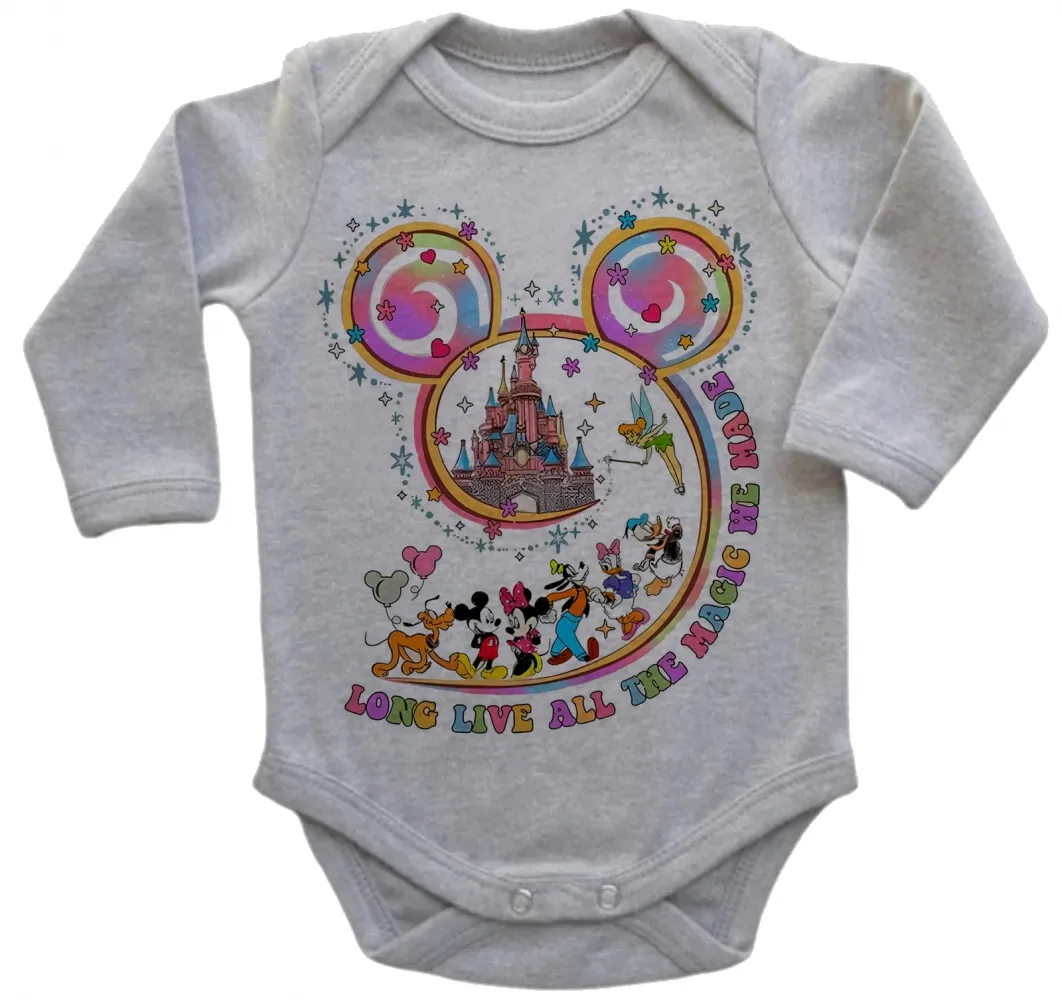 Body Bebê Infantil roupa criança Disney mickey pato donald pluto pateta