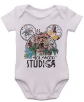 Body Bebê Infantil roupa criança Disney park mickey monstros sa - Foto 3