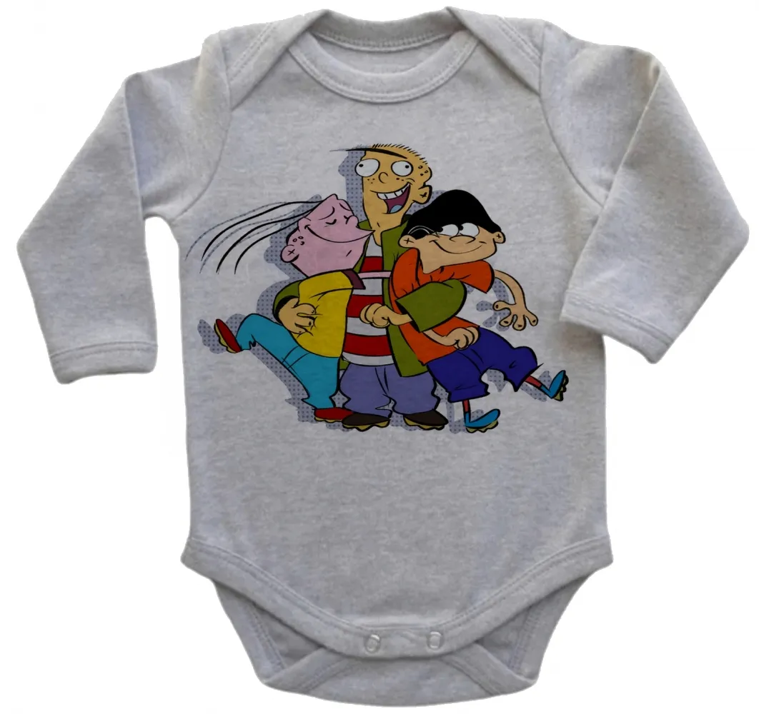 Body Bebê Infantil roupa criança Du Dudu e Edu desenho antigo