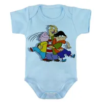 Body Bebê Infantil roupa criança Du Dudu e Edu desenho antigo - Foto 2