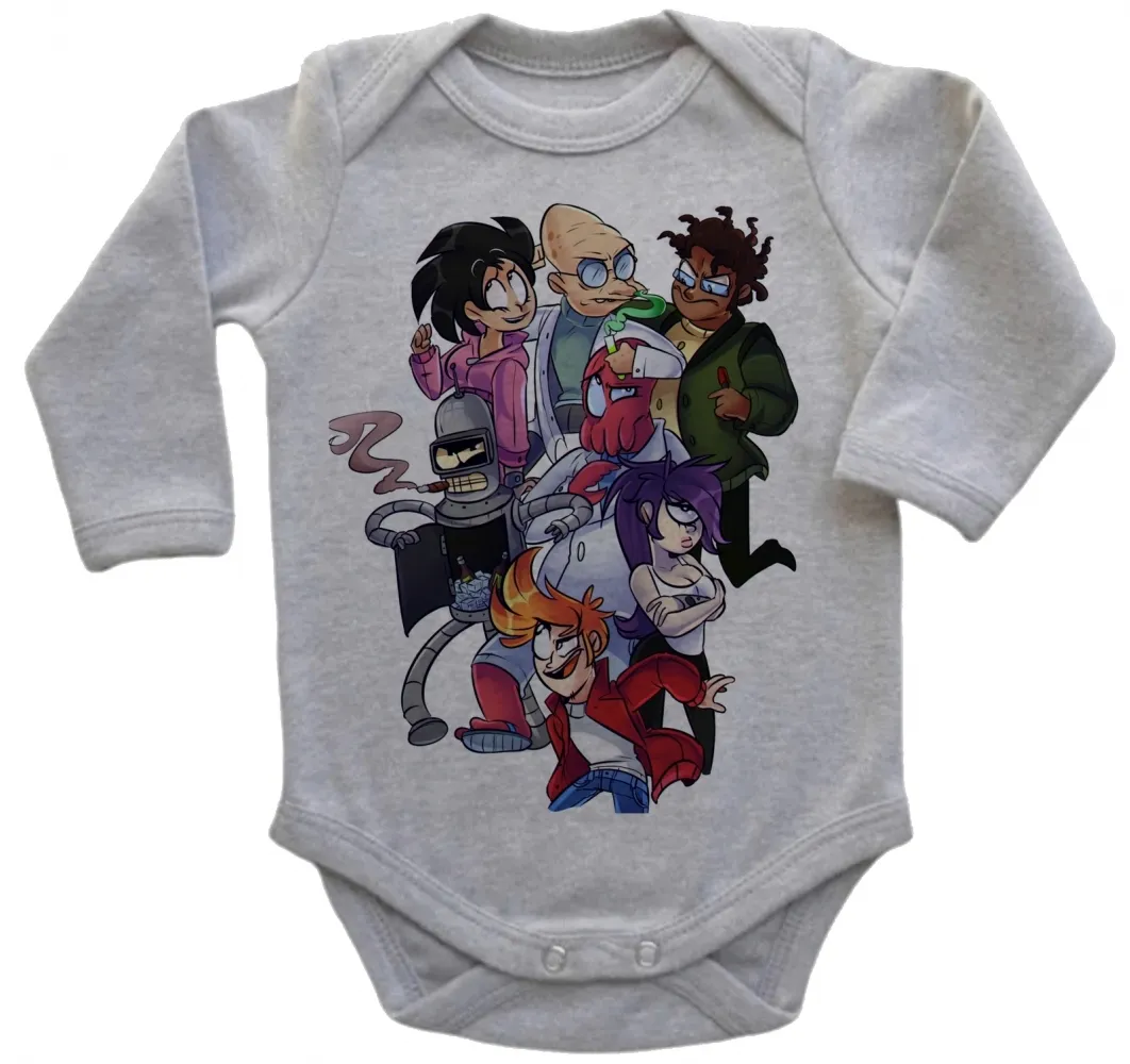 Body Bebê Infantil roupa criança futurama desenho antigo