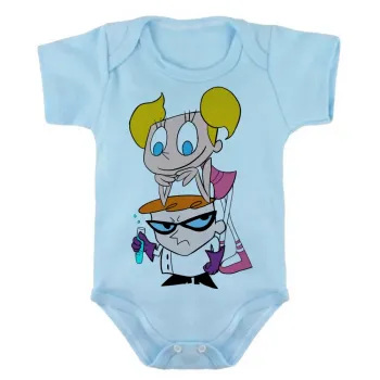 Body Bebê Infantil roupa criança Laboratório Dexter desenho - Foto 2