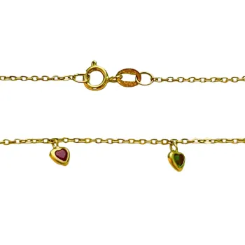 Pulseira de ouro 18k com pedras - PPU3182 - Foto 2