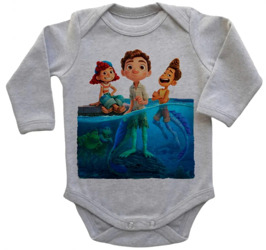 Body Bebê Infantil roupa criança Lucca disney desenho peixe