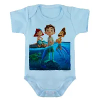 Body Bebê Infantil roupa criança Lucca disney desenho peixe - Foto 2