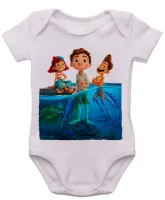Body Bebê Infantil roupa criança Lucca disney desenho peixe - Foto 3