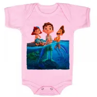 Body Bebê Infantil roupa criança Lucca disney desenho peixe - Foto 4