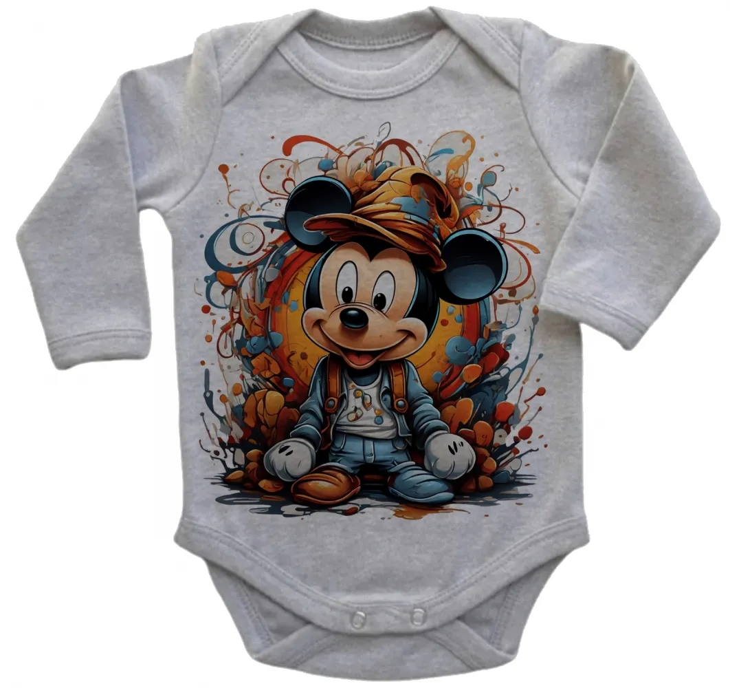 Body Bebê Infantil roupa criança Mickey mouse baby desenho