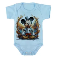 Body Bebê Infantil roupa criança Mickey mouse chapeu disney - Foto 2