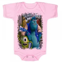 Body Bebê Infantil roupa criança Monstros sa monstros desenho - Foto 4