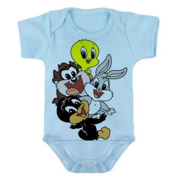 Body Bebê Infantil roupa criança pernalonga piu piu taz mania patolino baby - Foto 2