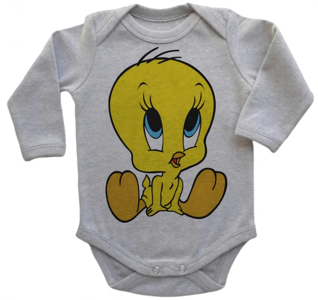 Body Bebê Infantil roupa criança Piu Piu pinto frajola gato