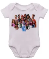 Body Bebê Infantil roupa criança princesas disney rapunzel frozen branca neve - Foto 3
