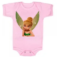 Body Bebê Infantil roupa criança Sininho fada peter pan - Foto 4