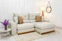 Sofá Retrátil e reclinável Molas ensacadas Gran Bello 2,30 Ruf 