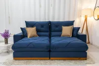 Sofá Retrátil e reclinável Molas ensacadas Gran Bello 2,30 Ruf  - Foto 15