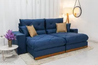 Sofá Retrátil e reclinável Molas ensacadas Gran Bello 2,30 Ruf  - Foto 17