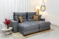 Sofá Retrátil e reclinável Molas ensacadas D33 Gran belo 2,50 NV Super promoção