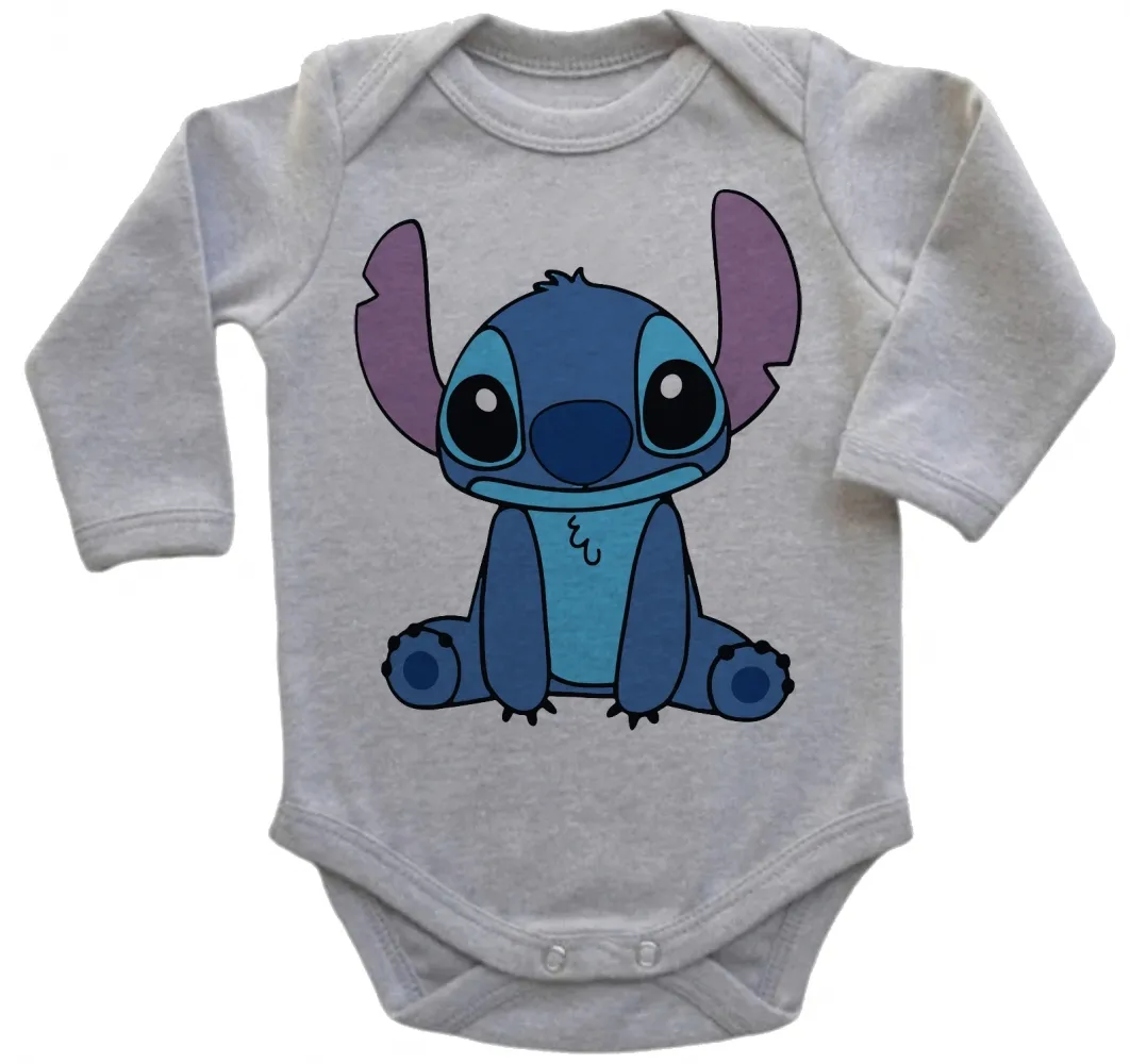Body Bebê Infantil roupa criança Stitch e Lilo desenho