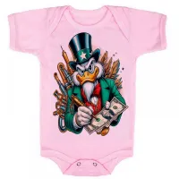 Body Bebê Infantil roupa criança Tio patinhas Sam desenho antigo - Foto 4
