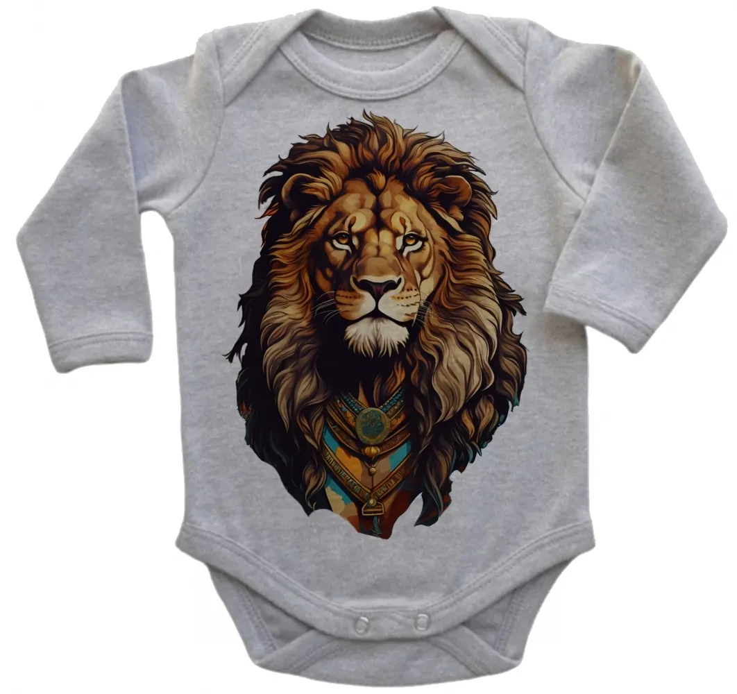 Body Bebê Infantil roupa criança Leão rei Juda Jesus Cristo salvador