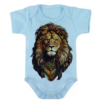 Body Bebê Infantil roupa criança Leão rei Juda Jesus Cristo salvador - Foto 2