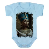 Body Bebê Infantil roupa criança Nefertite egito piramides - Foto 2