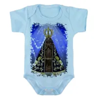 Body Bebê Infantil roupa criança Nossa Senhora Mãe Jesus - Foto 2